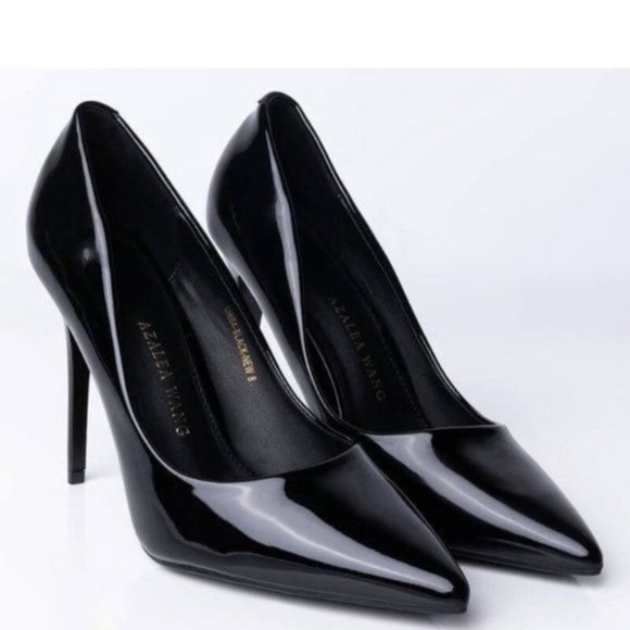 BN Xena Patent: Black High Heeled Stiletto Pump 8.5 - Picture 4 of 16